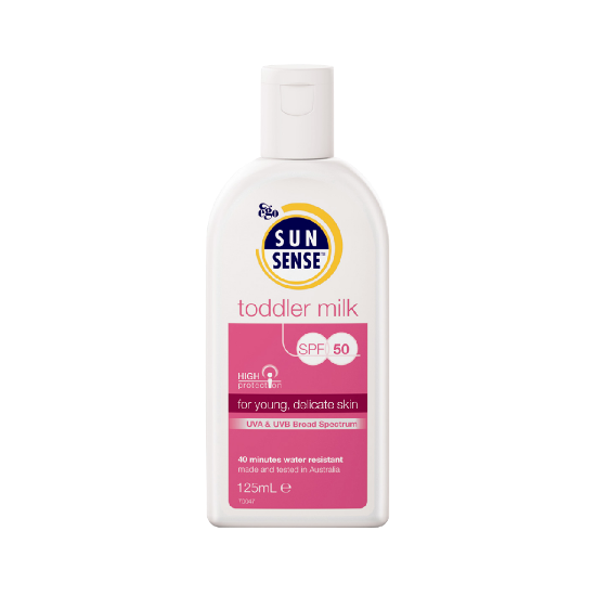 لوسیون ضد آفتاب ایگو سری سان سنس تادلر میلک SPF50 حجم ۱۲۵ میلی لیتر