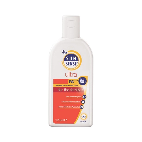 لوسیون ضد آفتاب ایگو سری سان سنس اولترا +SPF 50 حجم 125 میلی لیتر
