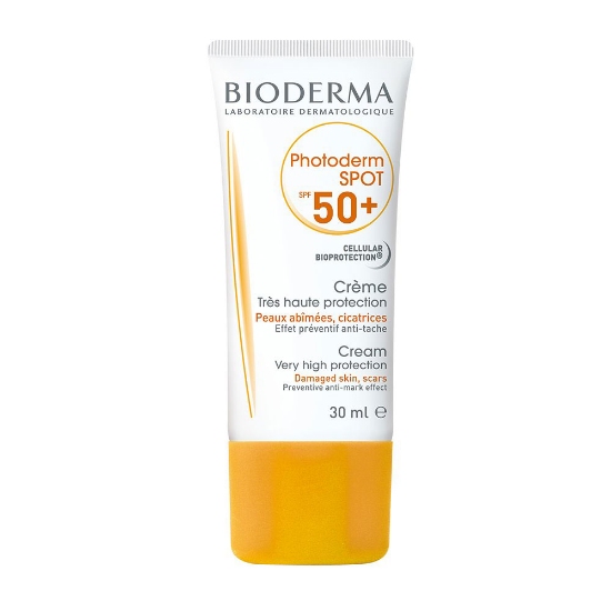 کرم ضد آفتاب بایودرما سری فتودرم اسپات ⁺SPF50 حجم ۳۰ میلی لیتر