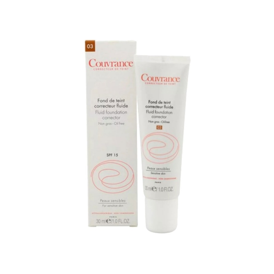 کرم پودر مایع اون سری کوورانس با SPF15 رنگ شنی و حجم ۳۰ میلی لیتر