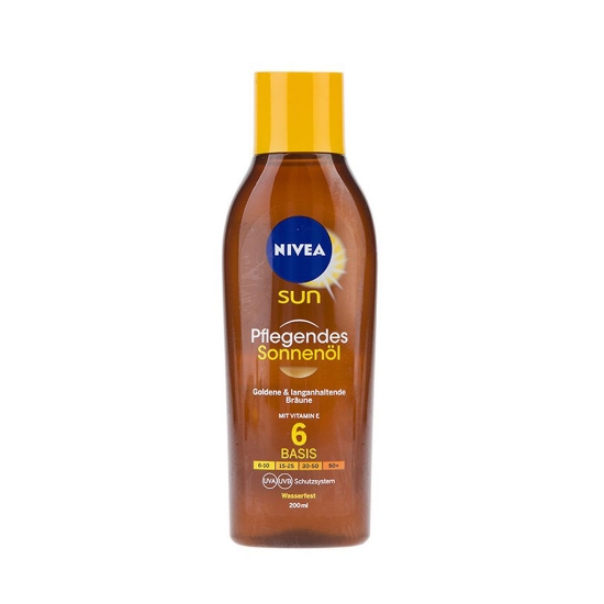 روغن برنزه کننده نیوآ مدل Sun با SPF6 حجم 200 میلی لیتر