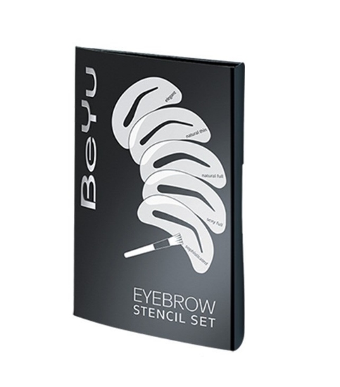 شابلون ابرو بی یو ست 5 عددی BeYu Eyebrow Stencil Set