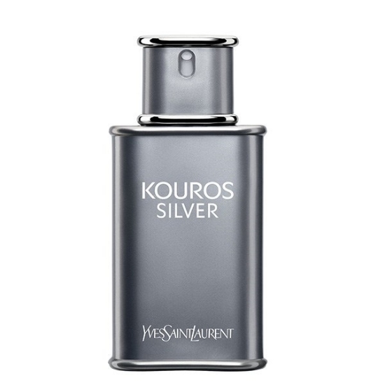 ادو تویلت مردانه ایو سن لوران کوروس سیلور Yves Saint Laurent Kouros Silver Eau De Toilette For Men 100ml