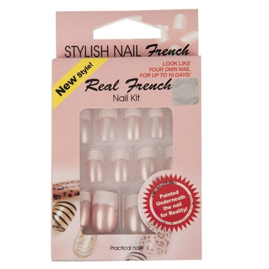 ناخن مصنوعی تریتون Triton Real French NDN-1518-5573 Nail Kit