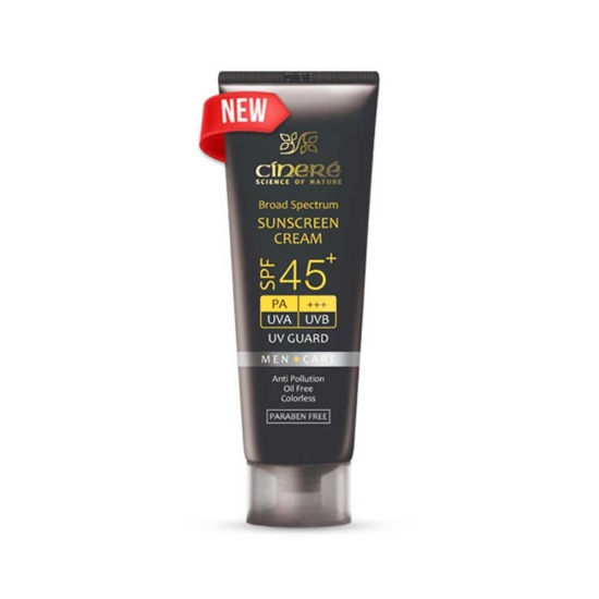 کرم ضد آفتاب سینره مخصوص آقایان SPF45 حجم 65 میلی لیتر