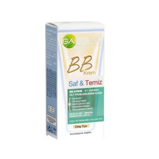 BB کرم گارنیه مناسب پوست چرب حجم 50 میلی لیتر رنگ متوسط
