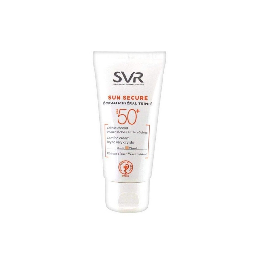 كرم ضد آفتاب مینرال رنگی اس وی آر مدل Secure با SPF50