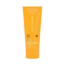 کرم ضد آفتاب ضد لک لافارر مخصوص پوست خشک و معمولی بی رنگ SPF30