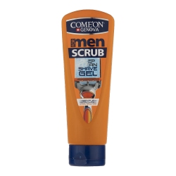 ژل اصلاح مردانه تیوپی کامان مدل Scrub حجم 200 میلی لیتر