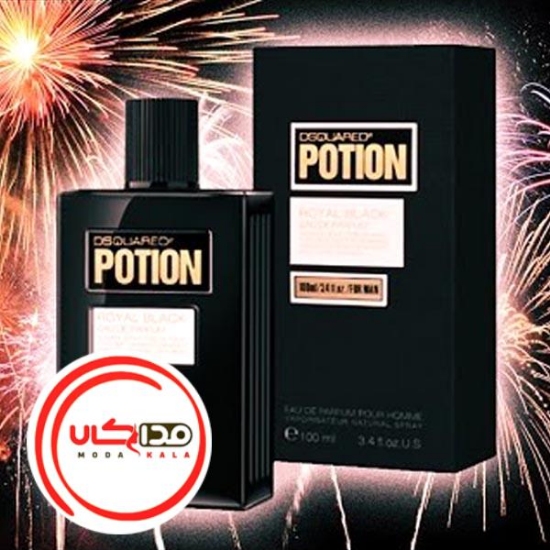 عطر ادکلن دسکوارد پوشن رویال بلک مشکی | DSQUARED Potion Royal Black