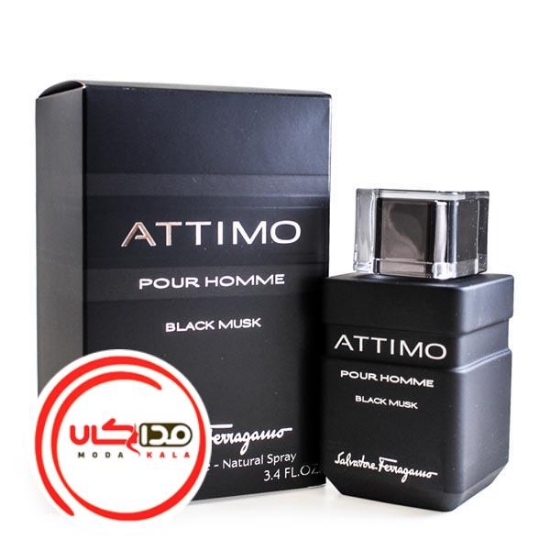 عطر ادکلن سالواتوره فراگامو اتیمو بلک ماسک | Salvatore Ferragamo Attimo Black Musk