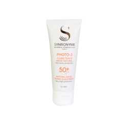 ضد آفتاب فاقد چربی فتو 3 سین بیونیم +SPF50 رنگ بژ طبیعی حجم 40 میلی لیتر