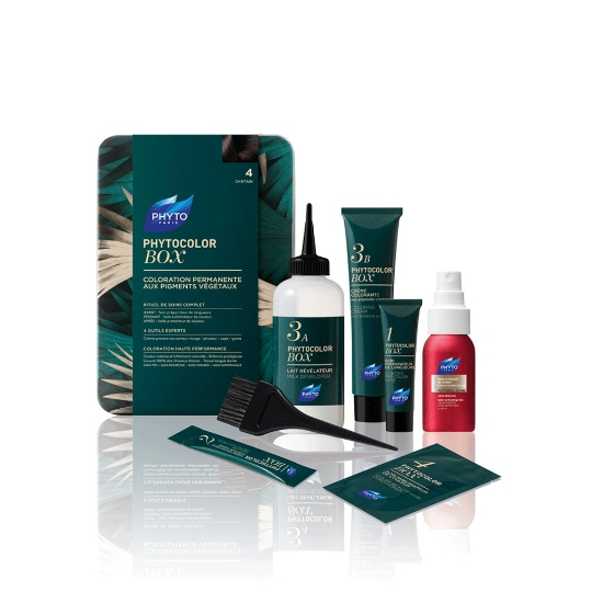 کیت رنگ مو فيتو مدل PHYTO COLOR شماره 4