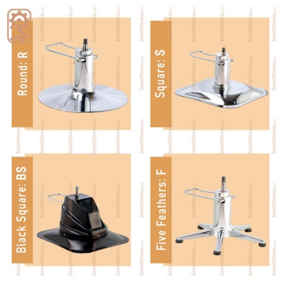 صندلی میکاپ صنعت نواز مدل SN-6821 BS