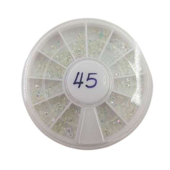 مجموعه نگین طراحی ناخن شماره 45