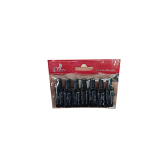چسب مژه قلم دار 2 گرمی مشکی دالاس بسته 7 عددی