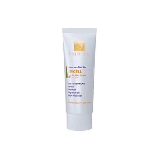 ضد آفتاب بی رنگ پوست چرب آنژسل  SPF+50