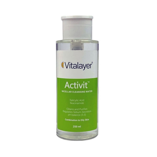 میسلار واتر پوست های چرب و مختلط Activit ویتالیر