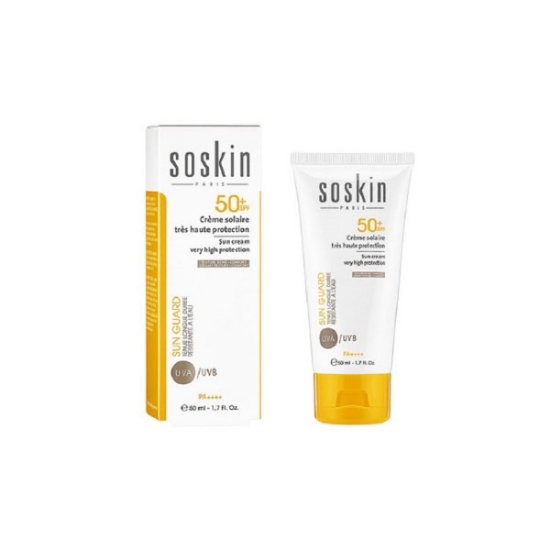 ضد آفتاب فاقد چربی مرطوب کننده و بی رنگ ساسکین SPF 50