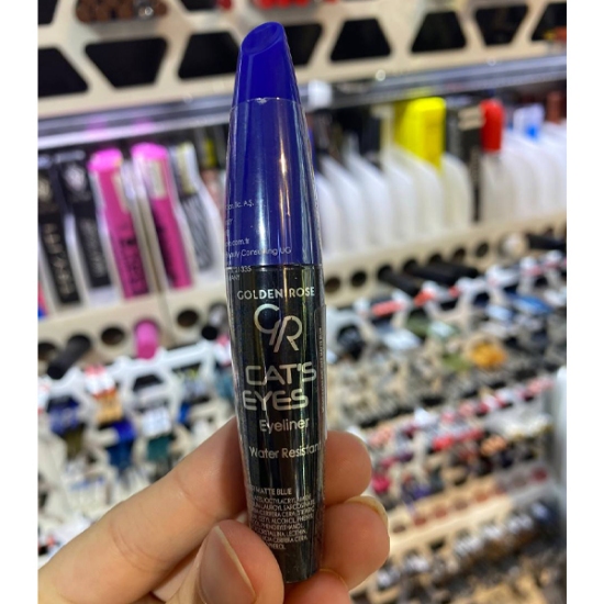 خط چشم ضد آب ماژیکی گلدن رز مدل Precision رنگ آبی	
