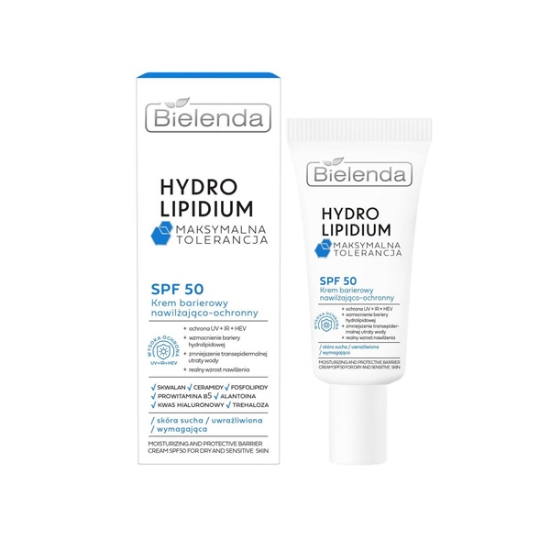 کرم مرطوب کننده و محافظتی بی یلندا مدل هیدرو لیپیدیوم SPF50 حجم  30 میلی لیتر