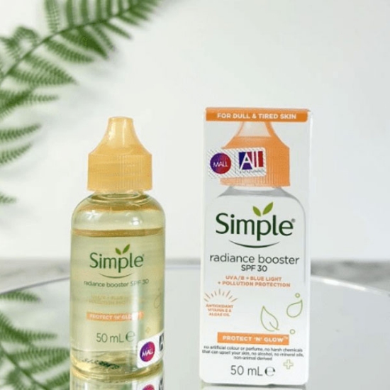 سرم ضد آفتاب و جوانساز قطره چکانی سیمپل SPF 30 حجم 50 میلی لیتر
