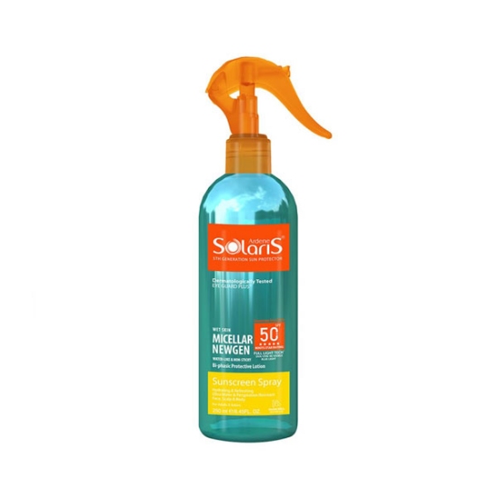 اسپری ضد آفتاب میسلار نیوژن سولاریس آردن SPF50 حجم 250 میلی لیتر 