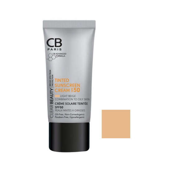 کرم ضد آفتاب سی بی SPF50 پوست مختلط تا چرب