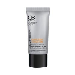 کرم ضدآفتاب سی بی پوست نرمال تا خشک SPF50 حجم 40 میلی لیتر