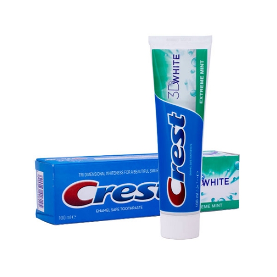 خمیر دندان کرست 3D White مدل Extreme Mint رایحه نعناع