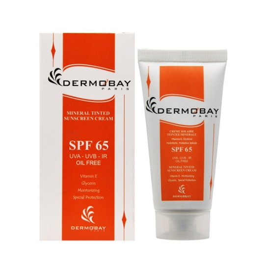 کرم ضد آفتاب درموبای SPF65 مناسب پوست های چرب حجم 50 میلی لیتر