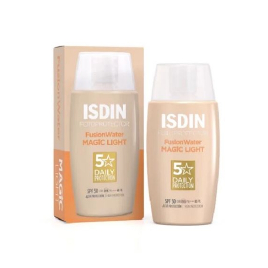 ضد آفتاب ایزدین مدل فیوژن واتر SPF50 بژ طبیعی حجم 50 میلی لیتر