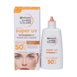 ضد آفتاب بی رنگ ویتامین سی گارنیر GARNIER AMBERE SPLAIRE spf50 vitc