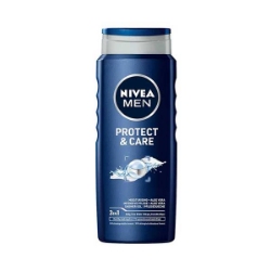 شامپو سر و بدن و صورت مردانه نیوآ مدل protect & care حجم 500 میلی لیتر
