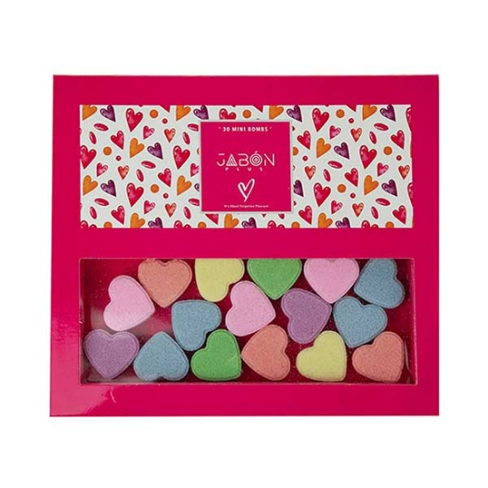 کوکتل مانیکور ژبن پلاس مدل Heart بسته 30 عددی