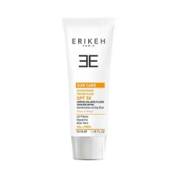 کرم ضد آفتاب پوست چرب بژ طبیعی SPF50  اریکه حجم 50 میلی لیتر