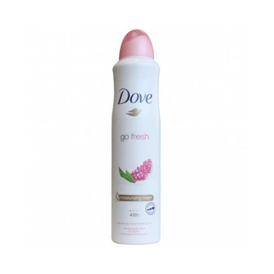 اسپری ضد تعریق زنانه داو Dove مدل go fresh با رایحه انار حجم 250 میلی لیتر