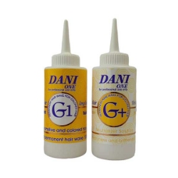 محلول فر کننده مو دنی وان مدل G مخصوص مو های رنگ شده حجم 100 میلی لیتر مجموعه 2 عددی