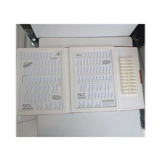 آلبوم لاک ژل کتابی قهوه ای (به همراه ناخن) 120 عددی