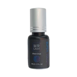 چسب کاشت مژه مستر لش MR LASH مدل black glue سوپر تاچ حجم 6 میلی لیتر