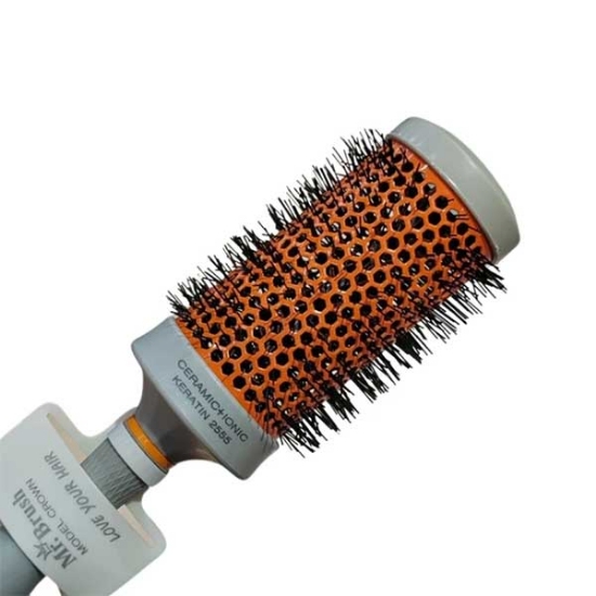 برس مو گرد براشینگ مستر براش Mr.Brush مدل کراتین 55 به همراه گیره مو