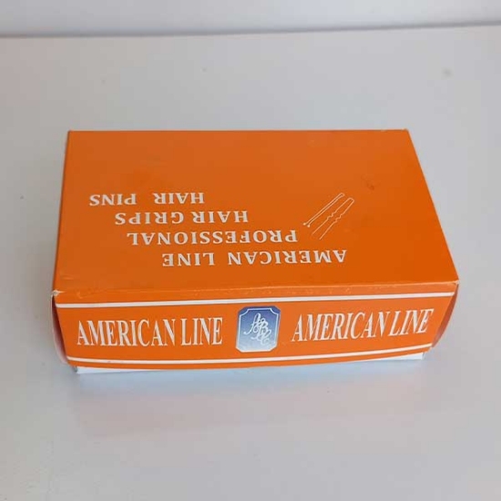 سنجاق مو جعبه نارنجی AMERICAN LINE
