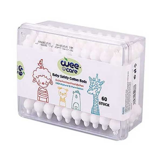 گوش پاک کن کودک وی کر wee care بسته 60 عددی