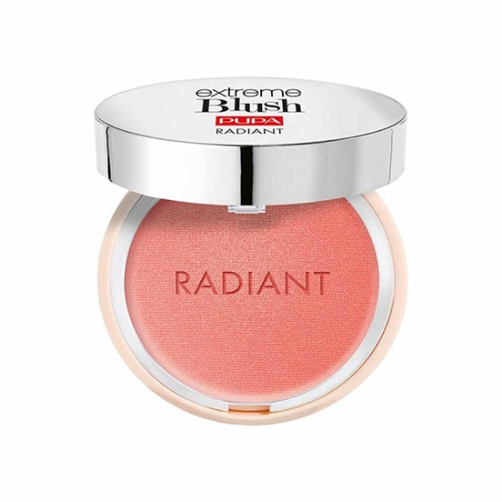 رژ گونه پودری پوپا مدل EXTREME BLUSH RADIANT شماره 030 رنگ هلویی