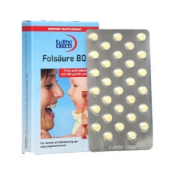 فولیک اسید 800 میکرو گرم یوروویتال 60 عددی