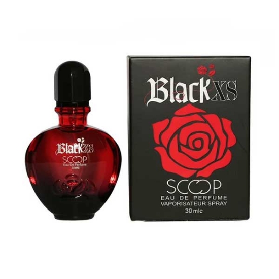 عطر زنانه اسکوپ مدل بلک ایکس اس  Black xs SCOOP  حجم 30 میلی لیتر