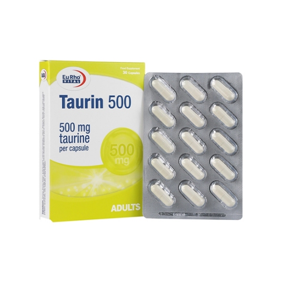 کپسول تائورین 500 میلی گرم یوروویتال