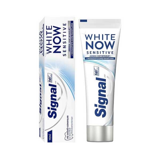 خمیر دندان سیگنال مدل  وایت ناو سنسیتیو signal white now sensitive  حجم 75 میلی لیتر