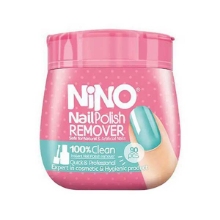 دستمال مرطوب لاک پاک کن نینو NINO بسته 90 عددی