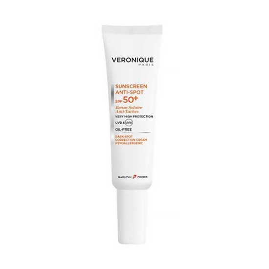 کرم ضد آفتاب spf50 ضد لک ورونیک حجم 40 میلی لیتر